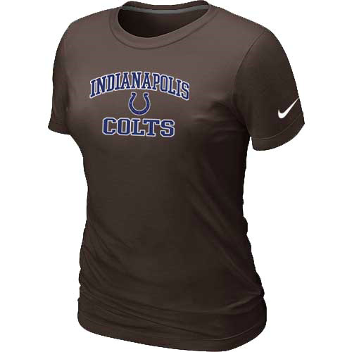 Nike Indianapolis Colts Women's Heart & Soul NFL T-Shirt - Brown